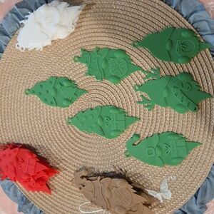 Christmas with My Gnomies Set Of 6 3-D Printed Gnome Ornaments